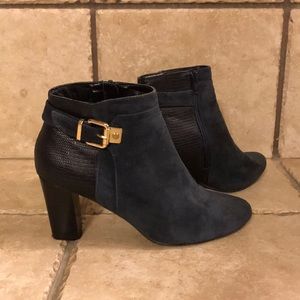 Alfani Navy Suade/Leather Boots